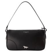 Leather shoulder-bags Maison Kitsuné , Black , Dames