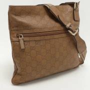 Pre-owned Leather gucci-bags Gucci Vintage , Beige , Dames