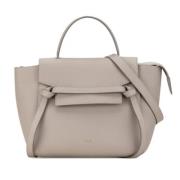 Pre-owned Leather celine-bags Celine Vintage , Beige , Dames