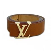 Pre-owned Fabric belts Louis Vuitton Vintage , Brown , Dames