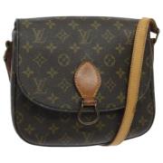 Pre-owned Canvas louis-vuitton-bags Louis Vuitton Vintage , Brown , Da...