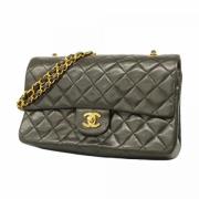 Pre-owned Leather chanel-bags Chanel Vintage , Black , Dames