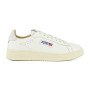 Witte Leren Sneakers voor Mannen Autry , White , Heren