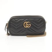 Pre-owned Leather gucci-bags Gucci Vintage , Black , Dames