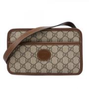 Pre-owned Plastic gucci-bags Gucci Vintage , Brown , Dames