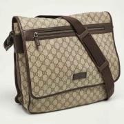 Pre-owned Canvas travel-bags Gucci Vintage , Beige , Heren