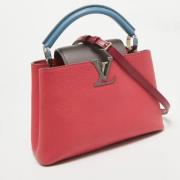 Pre-owned Leather handbags Louis Vuitton Vintage , Red , Dames