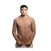 Beige Hoodie met Logo Sun68 , Beige , Heren