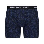 Heren Boxershorts 2-Pack Donker Zwart Petrol , Multicolor , Heren