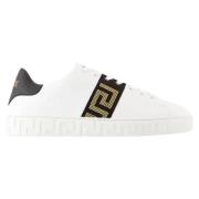 Fabric sneakers Versace , White , Heren