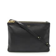 Pre-owned Leather crossbody-bags Celine Vintage , Black , Dames