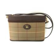 Pre-owned Canvas shoulder-bags Burberry Vintage , Brown , Dames