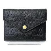 Pre-owned Leather wallets Louis Vuitton Vintage , Black , Dames