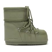 Khaki Enkellaarzen Aw24 Stijlvol Comfort Moon Boot , Green , Heren