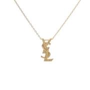 Pre-owned Yellow Gold necklaces Yves Saint Laurent Vintage , Yellow , ...