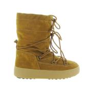 Suede Low Icon Rubber Schoenen Moon Boot , Brown , Heren