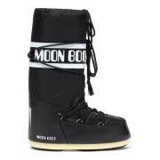 Zwarte enkellaarzen voor vrouwen Moon Boot , Black , Dames