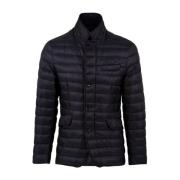 Blauwe Zavyer-Lg Dark Navy Jas Moorer , Blue , Heren