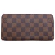 Pre-owned Canvas wallets Louis Vuitton Vintage , Brown , Dames