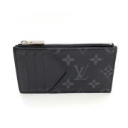 Pre-owned Canvas wallets Louis Vuitton Vintage , Black , Dames