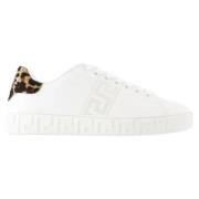 Fabric sneakers Versace , White , Dames