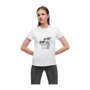 T-Shirts Karl Lagerfeld , White , Dames