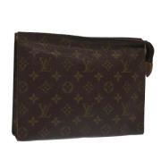 Pre-owned Canvas pouches Louis Vuitton Vintage , Brown , Dames