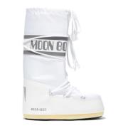 Witte enkellaarzen voor vrouwen Moon Boot , White , Dames