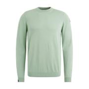 Katoen Modal Pullover Vanguard , Green , Heren