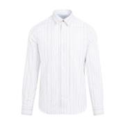 Wit Katoenen Overhemd Elegante Stijl PS By Paul Smith , White , Heren