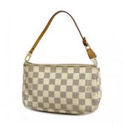 Pre-owned Fabric louis-vuitton-bags Louis Vuitton Vintage , White , Da...