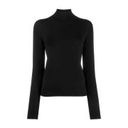 Regal Wool Turtleneck Sweater Theory , Black , Dames