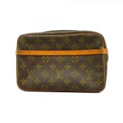 Pre-owned Fabric louis-vuitton-bags Louis Vuitton Vintage , Brown , Da...