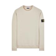 Geribbelde Trui in Zandkleur Stone Island , Beige , Heren