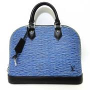 Pre-owned Canvas handbags Louis Vuitton Vintage , Blue , Dames