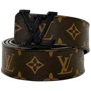 Pre-owned Canvas belts Louis Vuitton Vintage , Brown , Heren