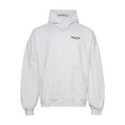 Witte Hoodie Met Geborduurd Logo Balenciaga , White , Dames