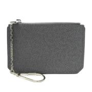 Pre-owned Leather wallets Louis Vuitton Vintage , Gray , Dames