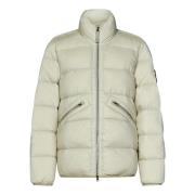 Crème Jas Aw24 Comfort Stijl Stone Island , Beige , Heren