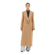 Klassieke wollen overjas Dries Van Noten , Beige , Dames