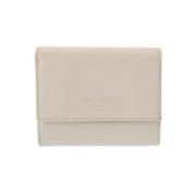 Pre-owned Leather wallets Yves Saint Laurent Vintage , Beige , Dames