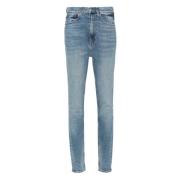 Blauwe Skinny High Rise Jeans Polo Ralph Lauren , Blue , Dames