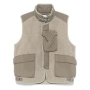 Olijfgroene Polar Shell Vest C.p. Company , Green , Heren