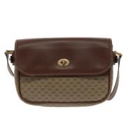 Pre-owned Leather gucci-bags Gucci Vintage , Beige , Dames