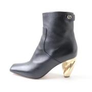 Pre-owned Leather boots Dior Vintage , Black , Dames