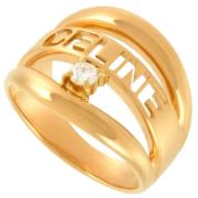 Pre-owned Yellow Gold rings Celine Vintage , Yellow , Dames