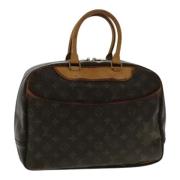 Pre-owned Canvas handbags Louis Vuitton Vintage , Brown , Dames