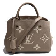 Pre-owned Fabric handbags Louis Vuitton Vintage , Beige , Dames