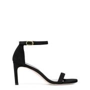 Nunaked Straight Sandalen - Zwart Stuart Weitzman , Black , Dames