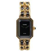 Pre-owned Fabric watches Chanel Vintage , Black , Dames